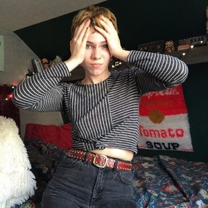 ✨SOLD✨ Stripped Crop